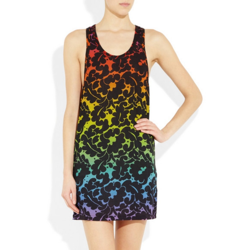 Christopher Kane Rainbow Racer Back Dress